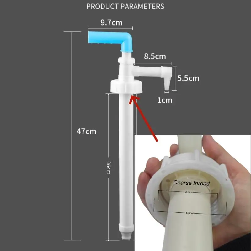 

1Pcs Corrosion Resisting Siphon Transfer Gas Oil Liquid Oil Pump Plastic Manual Oil Pump DIY Accessories