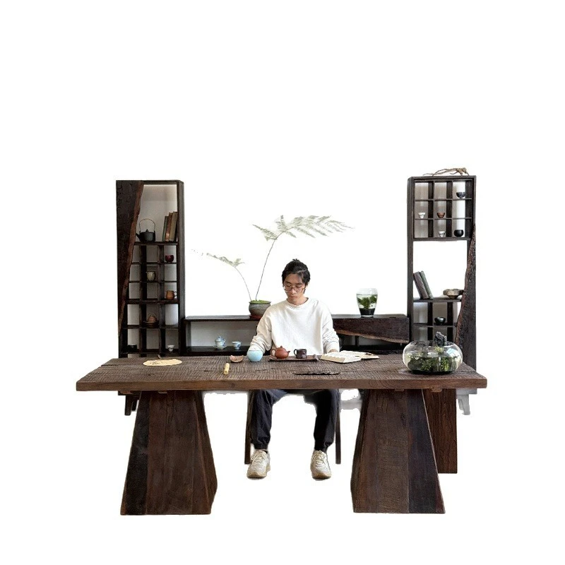 

Solid wood Bogu frame B & B tea room tea cabinet tea cup rack floor-to-ceiling rack