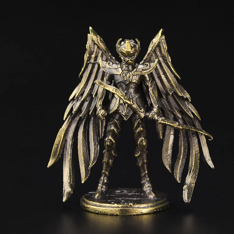 Metal Brass Saint 12 Constellations Little Soldier Human Model Toys Table Games Chess Pendant Handmade Figure Statue Decoration view 3