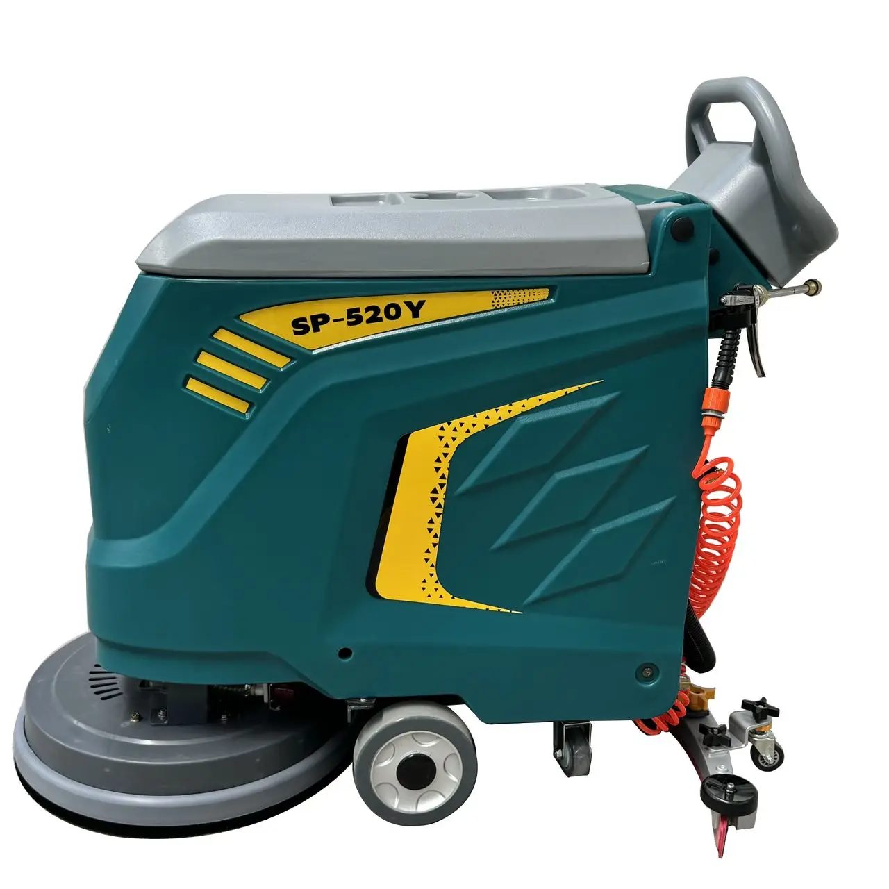 SP-520Y Electric Floor Scrubber Hand Push Best Cleaning Machine Tile Floors for Supermarket Cleaning