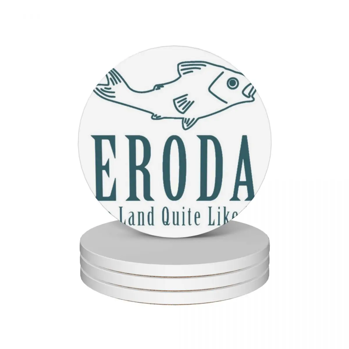 

Eroda Ceramic Coasters (Set of 4) Tea cups cute kitchen for the kitchen accessories coffee Coasters