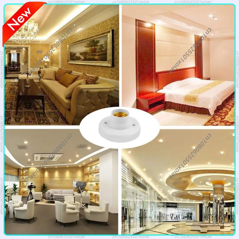 1-20PCS E27 Smart LED Light Switch Light Holder Corridor Lamp Base Lighting Home Corridor Stairs Round Light Bulb Socket ﻿