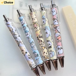 Chiikawa 0.5mm Neutral Pen Anime Hachiware Usagi Cartoon School Supplies Cartoon Press Pen Black Stationery Supplies