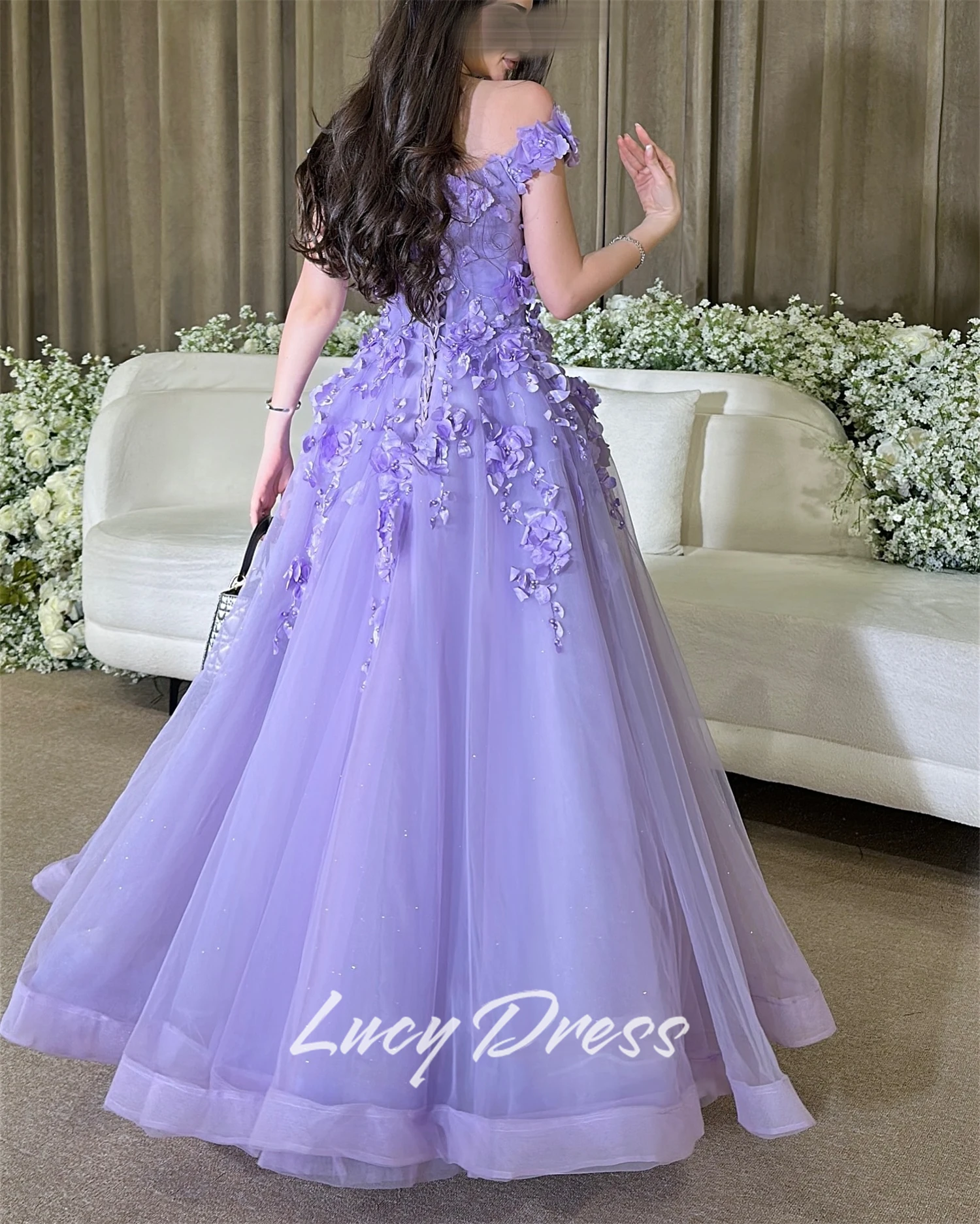Lucy Abito da ballo personalizzato Abiti da sera da donna per occasioni speciali Happy Sharon Dress 2025 Abiti da festa di nozze Promdress