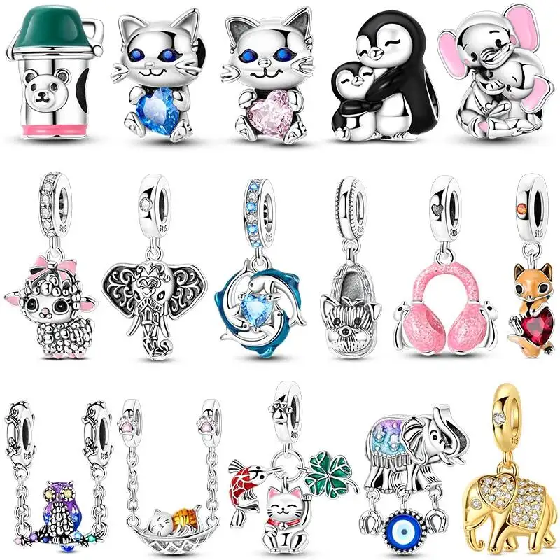 Hapilife Hot Travel Airplane Camera Charms 2026 Suitcase Love Life Bead 925 Sterling Silver Fit Bangle Bracelet Necklace Jewelry