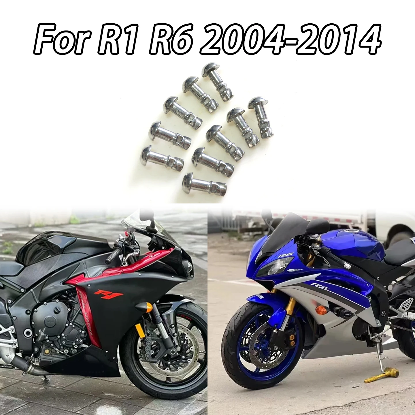 Fairing Quick Release Fasteners Turn Rivet Screws Universal For Yamaha YZF R1 R6 YZFR1 YZFR6 2004 2005 2006 2007 2008-2013 2014
