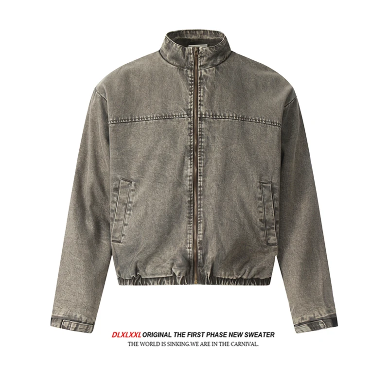 

GXFortune American Retro ort Jaet Мужская модная брендовая джинсовая куртка Haome молодежная повседневная верхняя одежда