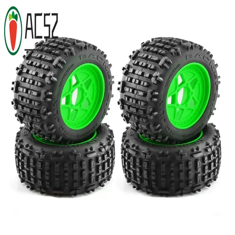 

AC52-4Pc 152Mm 1/8 1/10 For Monster Truck Tire With 12Mm 14Mm 17Mm Wheel Hex For TRAXXAS Sledge E-Revo ARRMA KRATON Outcast RC C