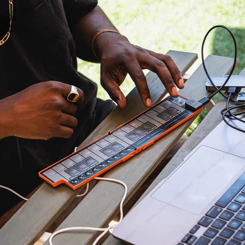 Teclado midi dobrável KEY2 Percussion Pad Controlador PAD2