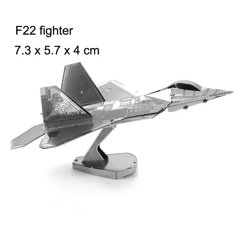 3D Metall Puzzles Militär J-20 J-10B SU-34 KA-50 Kämpfer UFO RAH-66 Hubschrauber DIY Handgemachte Montieren Modell Puzzles