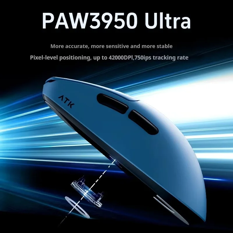 ATKxLEV F1 Leviatan ATK Blazing Sky F1 Wireless Mouse 8K PAW3950 Ultra E-Sports Gaming Mouse Lightweight PC Gamer Accessories