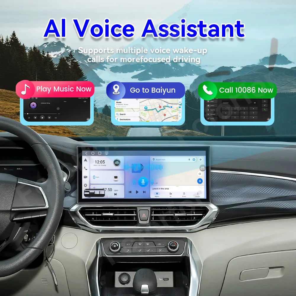 Android 15 HD Touch Screen 15.8 Inch Car GPS Navigation Wireless CarPlay Multimedia Player For Maxus G50 2022-2026 DSP Head Unit