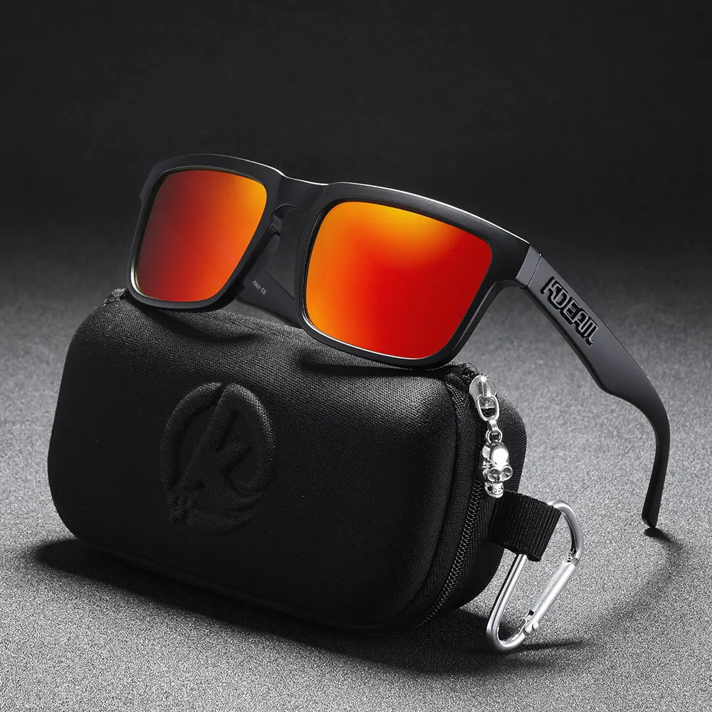 Neue KDEAM Marke Kurze Design Männer Platz Polarisierte Sonnenbrille Hochwertige Fahren Sonnenbrille Mode Frauen Shades UV400 Brillen – Detail 14