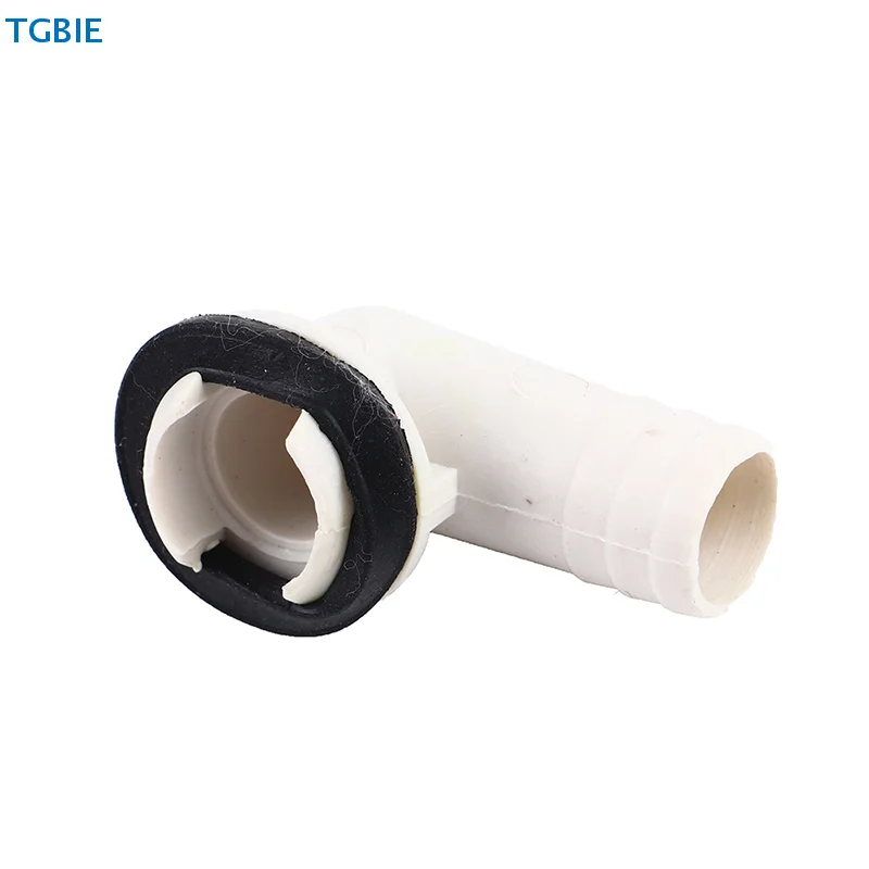 [TL][Y]Air Conditioner Ac External Unit Drain Hose Connector Elbow Fitting With Rubber Ring For MEDIA KELON GREE