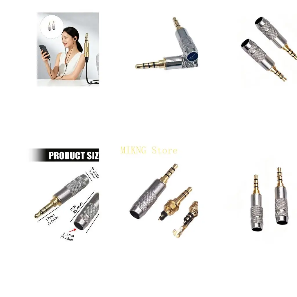 2Pcs Heavy Duty Gold Plated Sound Connector Replacement For Stage Application Best Sale