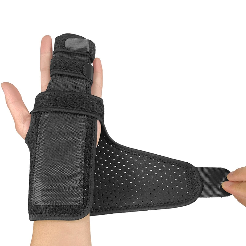 Breathable Mallet Finger Splint For 2/3 Finger Brace Support Stabilizer For Broken Fingers Arthritis Tendonitis