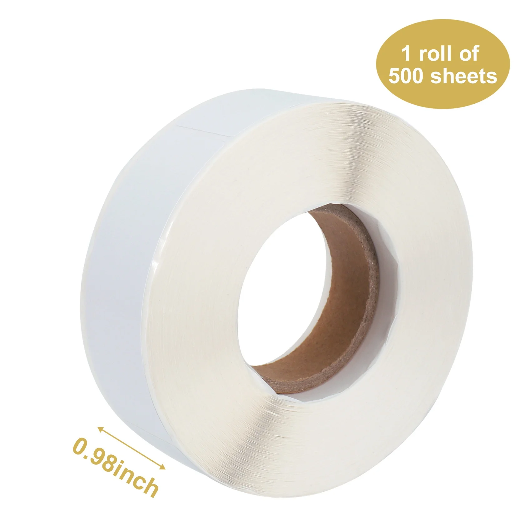 AS60-Removable Freezer Labels 1 X 3 Inch Food Storage Stickers Refrigerator Freezer Paper Labels (Blank White)