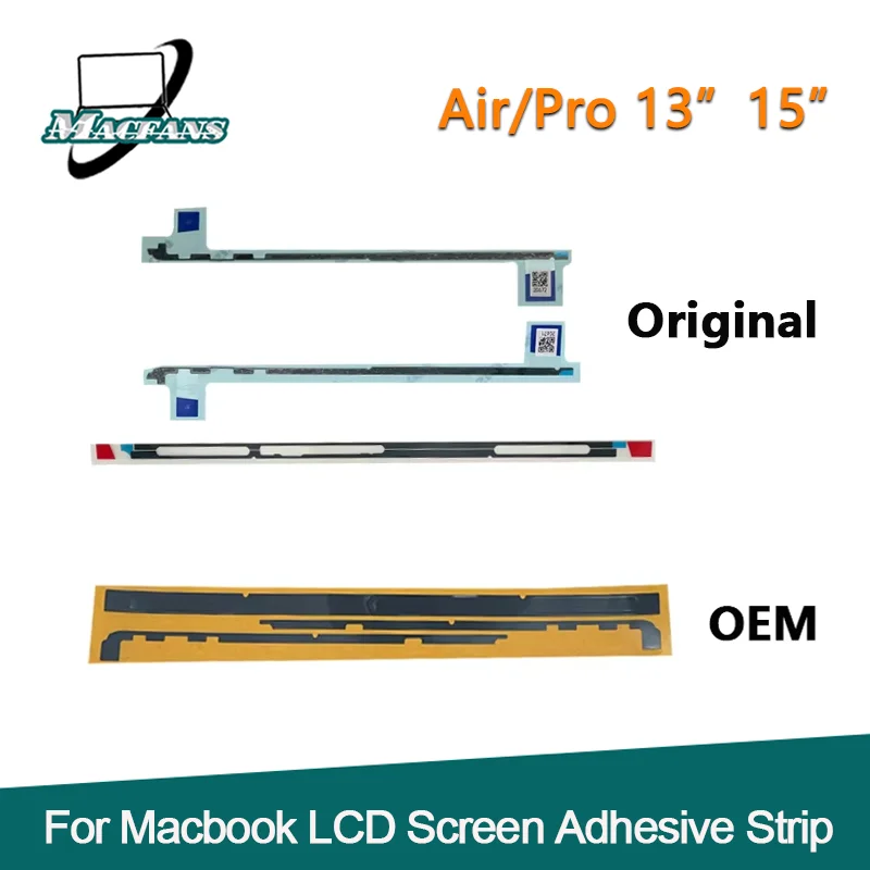 

Новинка, для Macbook Air Pro, 13 дюймов, ЖК-экран, клейкая наклейка A1706 1932 A1708 A1989 A2179 A2337, клейкая Полоса, сменная лента