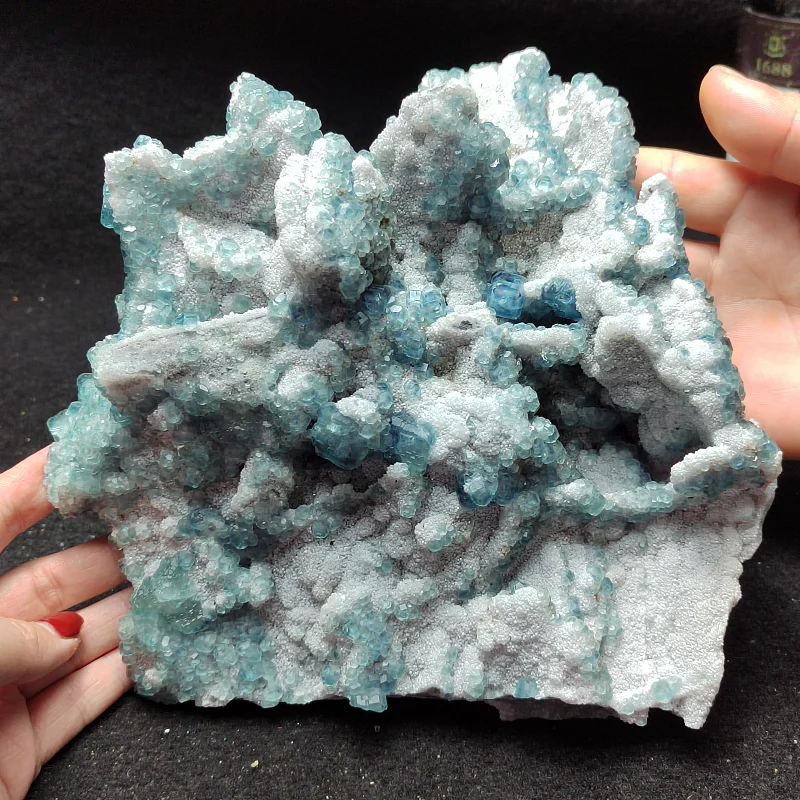 2.74kgNatural blue-green fluorite mineral specimen healing energy QUARTZ GEM home decoration original stone teaching appreciatio