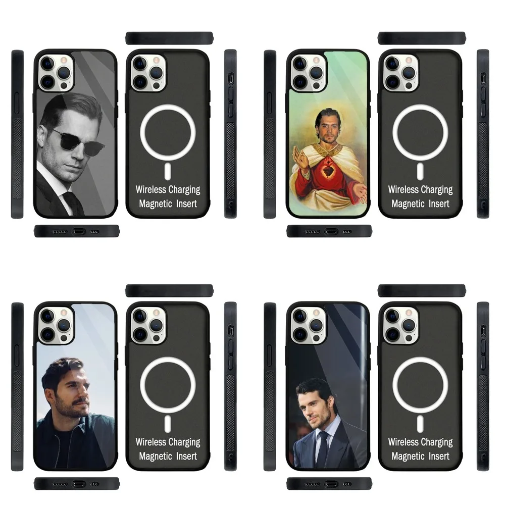 

Actor H-Henry C-Cavill Phone Case Strong Magnetic For IPhone 15,14,13,Pro,Max,Plus,11,12,Mini For Magsafe Wireless Charging