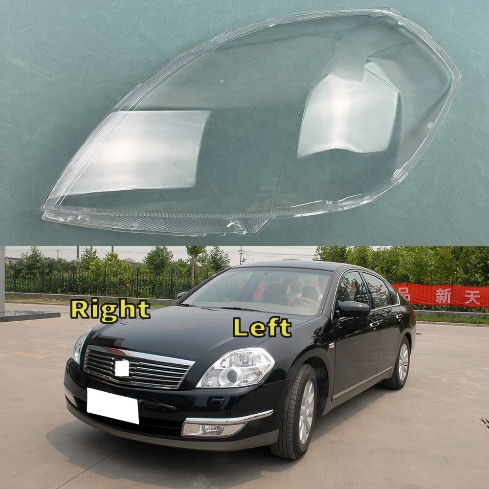 

Car Lamp Hood Compatible For Nissan Teana 2004 2005 Clear Front Lighting Lamp Plastic Shell Cover car Headlight Cap Lamp Shades