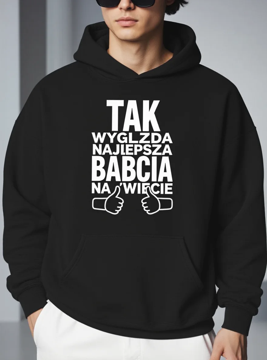 

Polish Grandma Men's Plus Size Hoodie