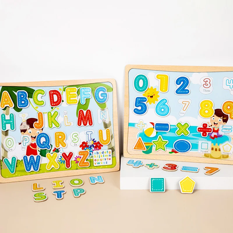 Lavagna puzzle magnetica 2 in 1: con puzzle magnetici e una tagliere per scarabocchi per aiutare i bambini imparano e coinvolgono in un disegno creativo