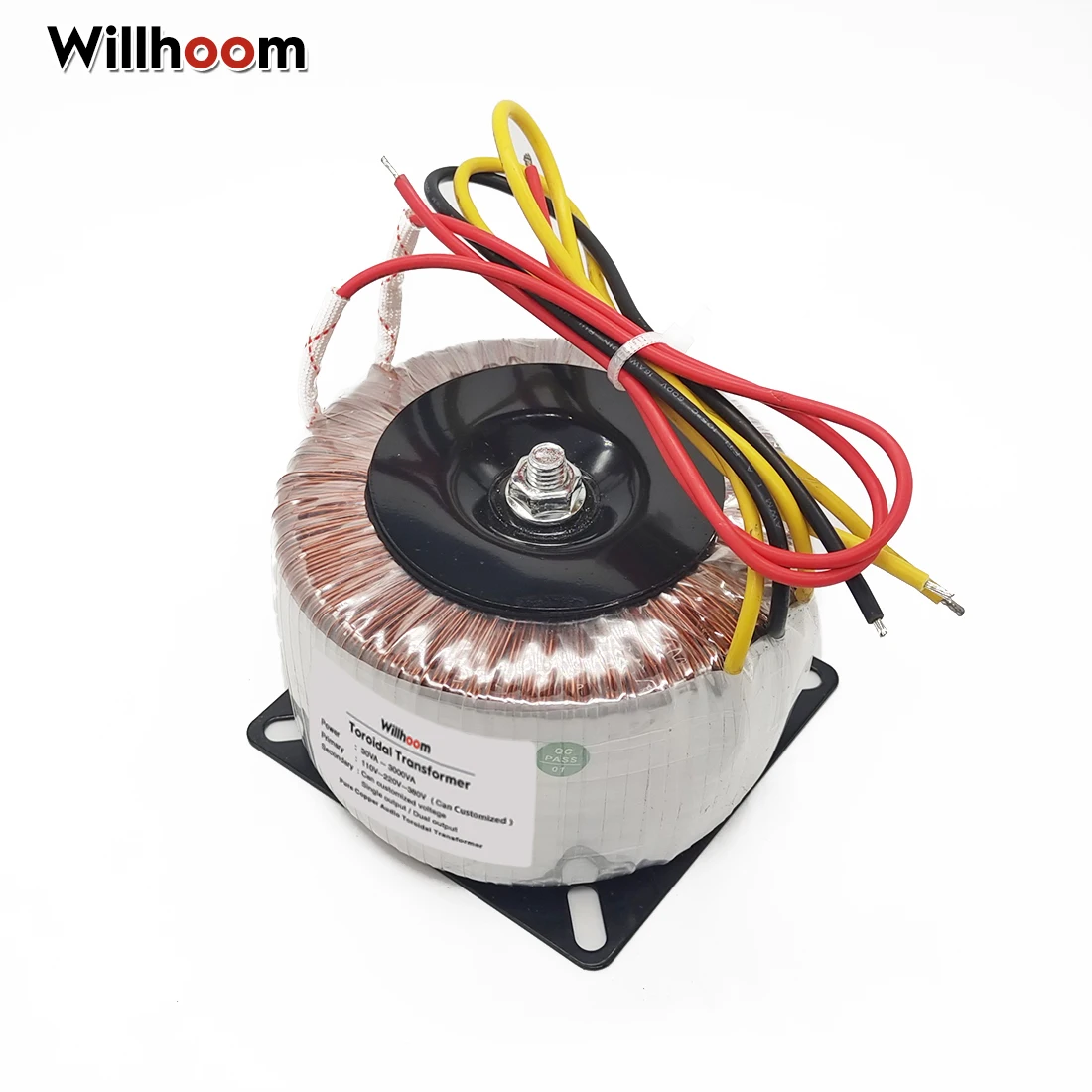 250W Toroidal Transformer Dual Output 9V-0-9V /12V 15V 18VPure Copper Wire Audio Amplifier Transformer Input 220V 110V Ring Core