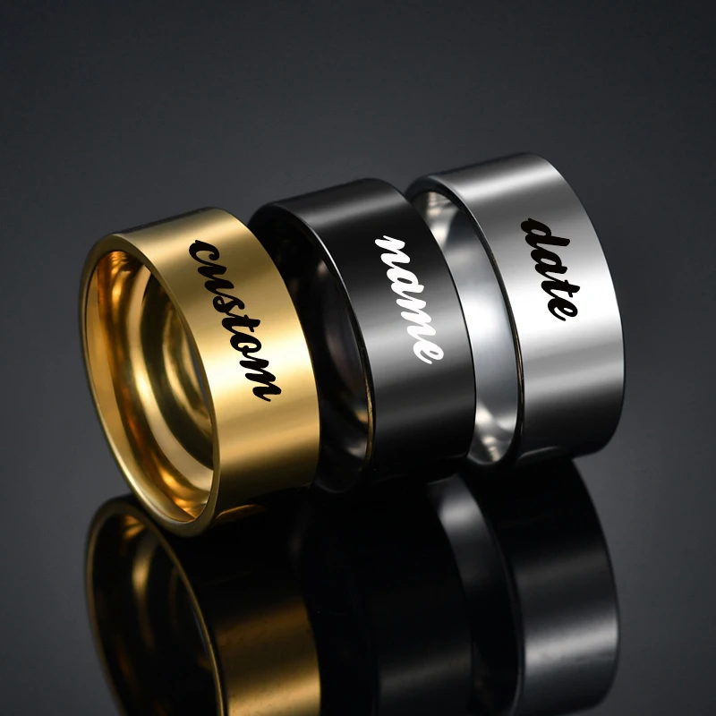 Atoztide 4/6/8mm Personalized - Initial Ring Custom recension och pris