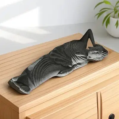 

Reclining Buddha Statue Small Sleeping Gesture Fish Tank Decor Indoor Aquarium Landscape Chinese Style Desktop Buddhas