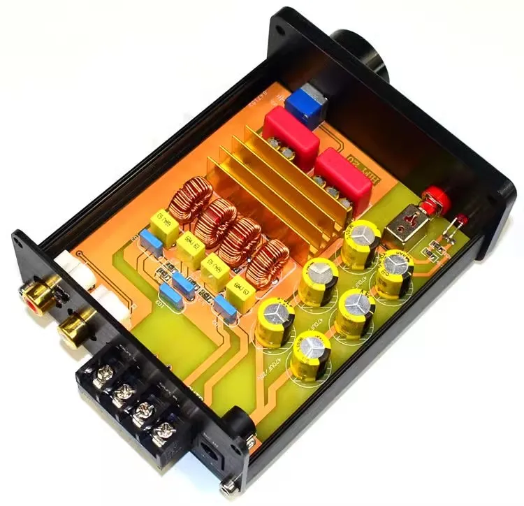 TPA3116 Class D 50W+50W Mini Digital Power Amplifier 24V Aluminium Desktop Audio Stere for Home Stereo Speaker