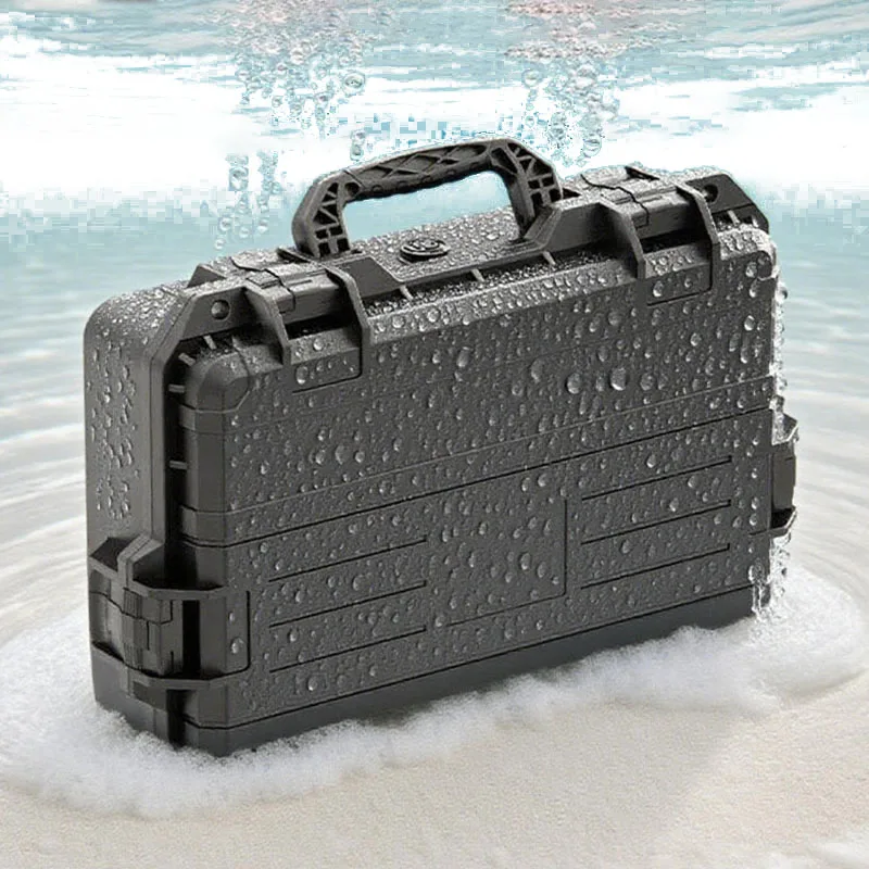 กล่องเครื่องมือกันน้ำแบบพกพา กล่องเครื่องมือพลาสติกแข็งแรงทนทาน กล่องเก็บเครื่องมือช่างขนาดใหญ่ กล่องเครื่องมืออเนกประสงค์