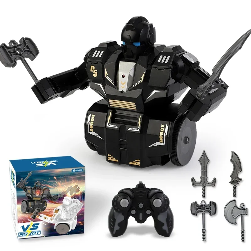 Remote Control Fighting Battle Robot Children RC Robot Game Handle Black Technology Combat Competitive Combat Parent-child Toy