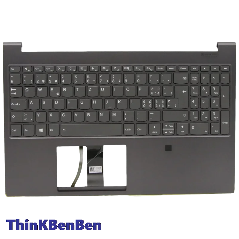 

SWS Swiss Iron Gray Keyboard Upper Case Palmrest Shell Cover For Lenovo Ideapad Yoga C940 15 15IRH 5CB0W43593