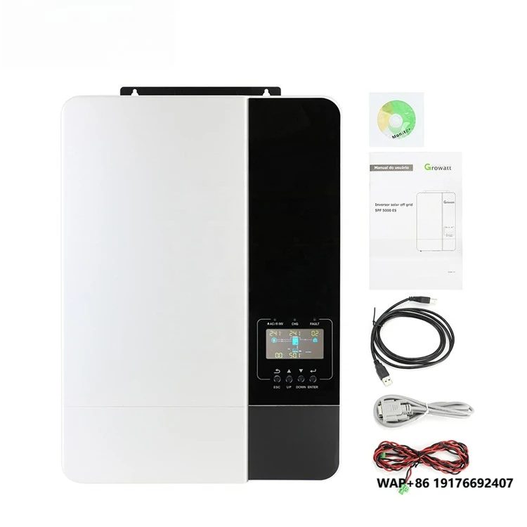 

New Arrival Stock of Growatt Spf 5000 Es Growatt 5000w Off-grid Inverter Growatt 5000es