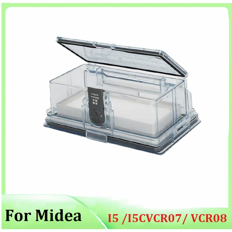 AD-Dust Box For Midea I5 /I5CVCR07/ VCR08 Robot Vacuum Cleaner Replacement Accessories Garbage Box