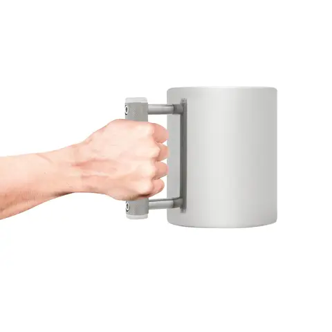 Tazza pesante con manubri, tazza pesante in acciaio inossidabile da 12 kg, tazza con manubri in acciaio inossidabile 304 da 400 ml per allenamento della forza per palestra e ufficio