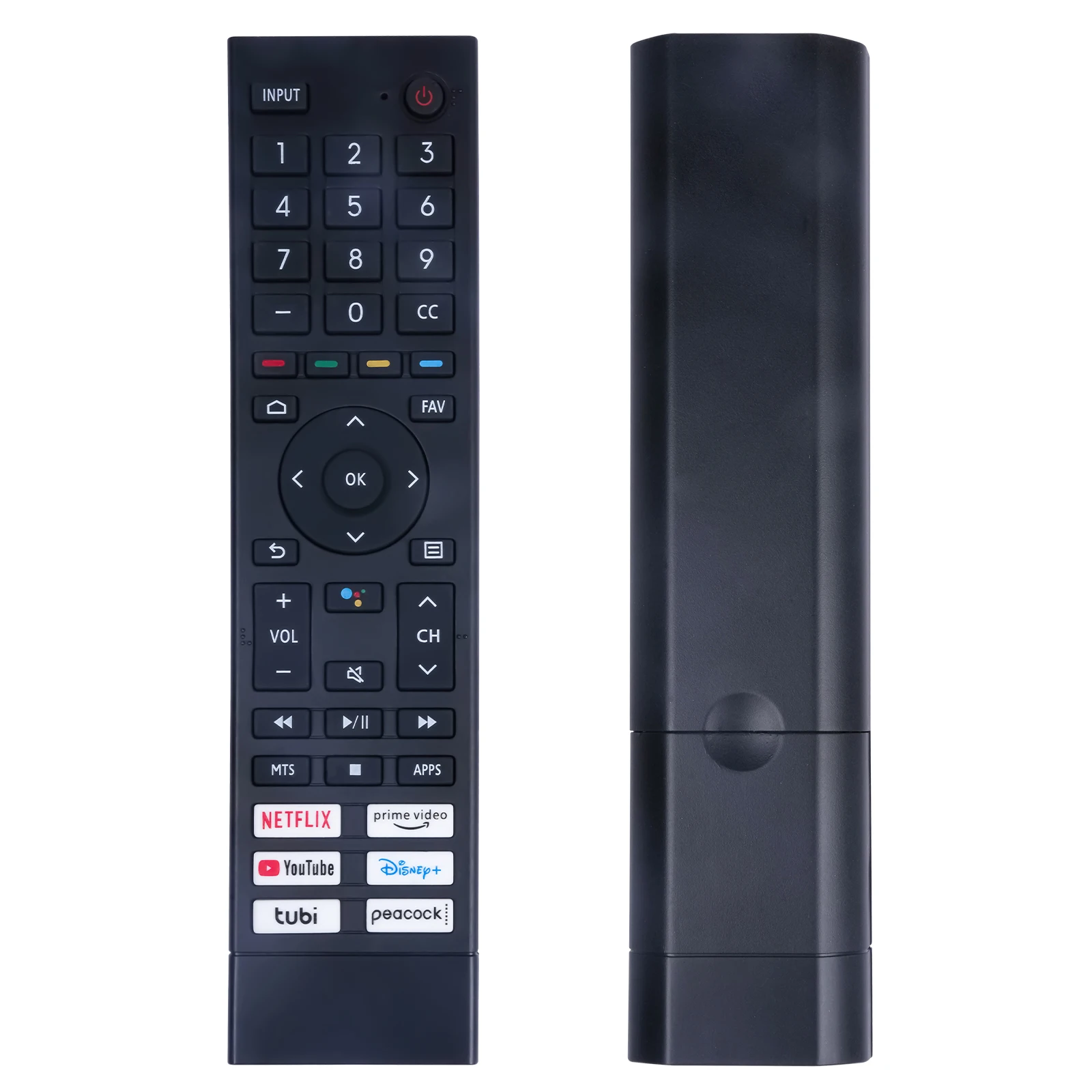 Reemplazo para control remoto Hisense Smart TV, universal para televisores inteligentes Android Hisense 4K UHD, no para Google y roku TV