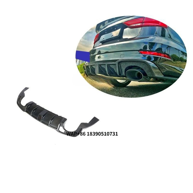 

Rs3 Carbon Fiber Fibre Rear Bumper Lip Diffuser Fit for Rs3 2017-2018