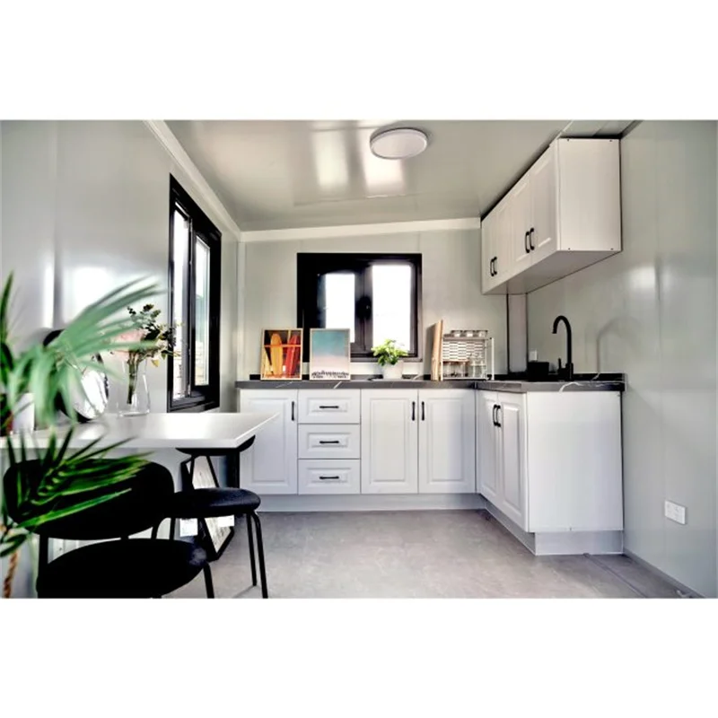 Hot Selling 40ft Prefab Container Houses Family Villa Prefab House 120 Sqm Prefab Modular House Container Homes