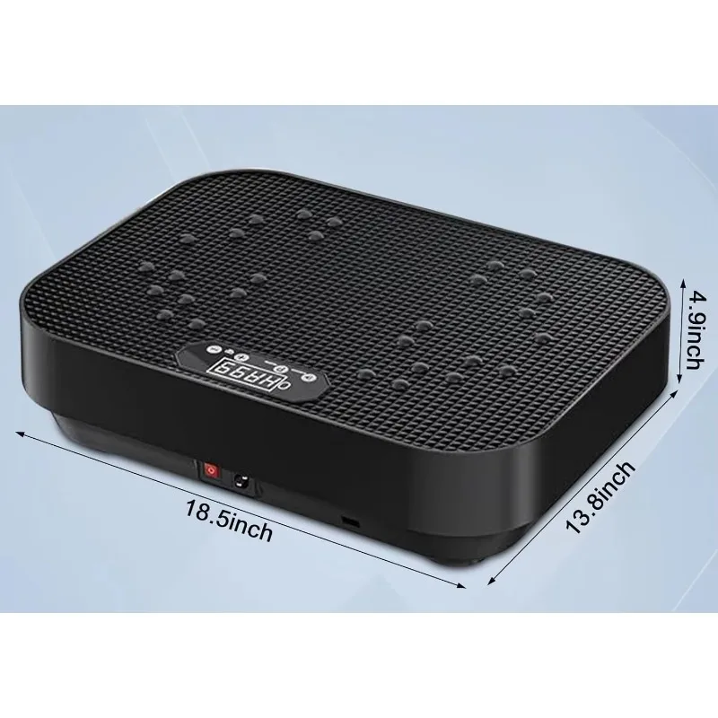 Home Exercise Power Vibration Plate Quiet Motor 99 Intensity Levels Fitness Vibration Board for Muscle