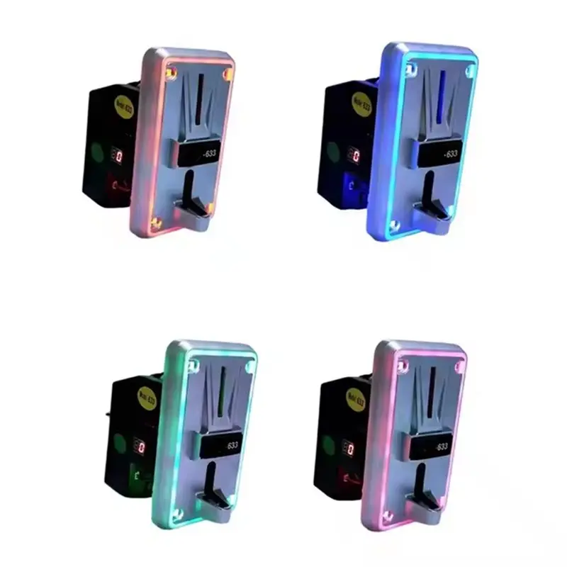 Y67A-Multi-Currency Coin Acceptor LED Coin Selector For Euro Peso Credit Validation For Arcade Games Vending Machines