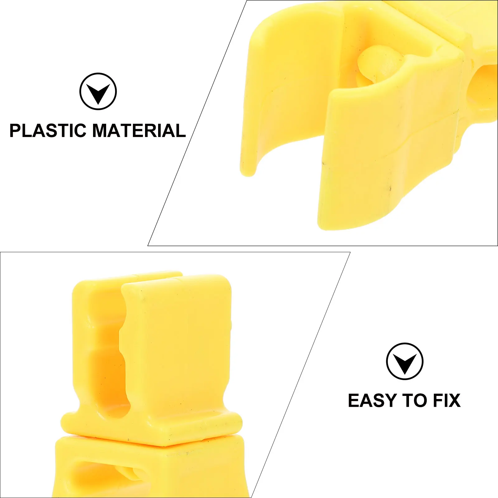 

5PCS Football Goal Connector Clip Plastic Net Fixing Outdoor Sports Dog Training Ring Simple Installation Team Sport
