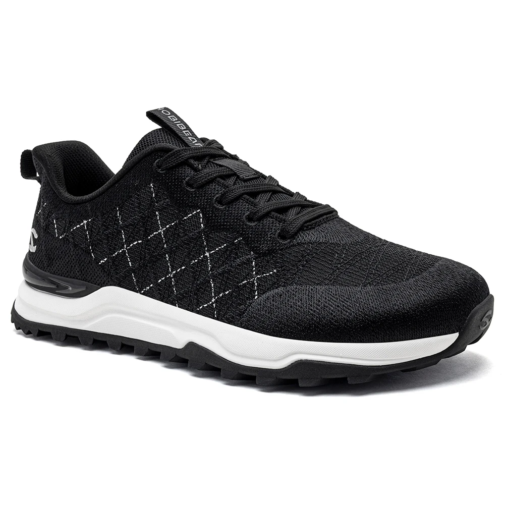 HOBIBEAR Unisex Laufschuhe mit breiter Zehenbox, atmungsaktive Mesh-Strick-Sneaker, rutschfeste, leichte Freizeitschuhe zum Joggen – Detail 9