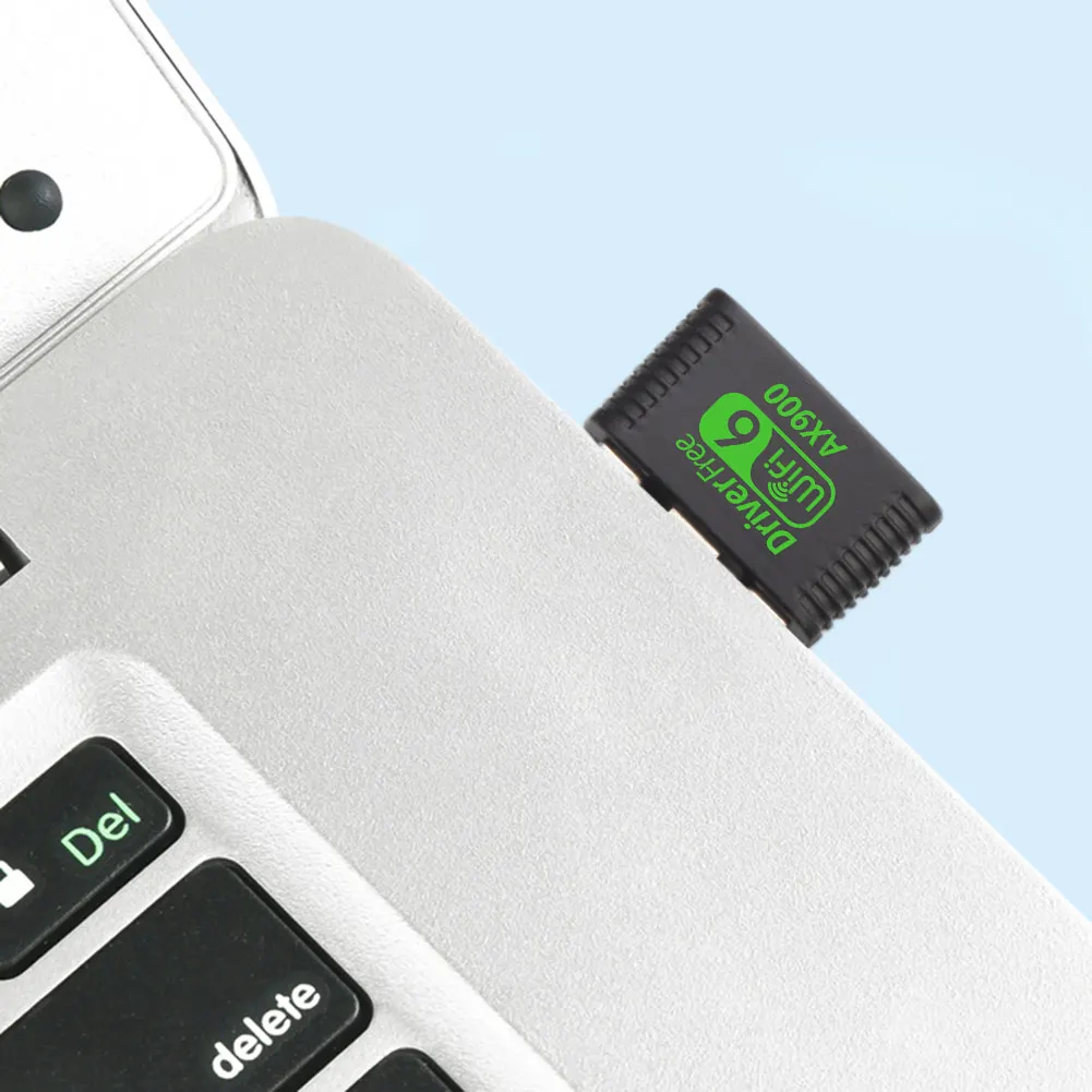 USB-адаптер Wi-Fi 6, 900 Мбит/с, внешний приемник беспроводной сети, двухдиапазонный портативный беспроводной USB-адаптер 2,4 и 5,8 ГГц, драйвер бесплатно