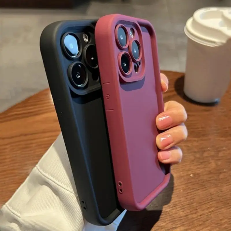 Modische Candy-Farbene Stoßfeste Handyhülle für iPhone 18 16 15 14 13 17 Pro Max Plus 18Pro 17Pro Stylische Verstärkte Weiche Schutzhülle – Detail 3