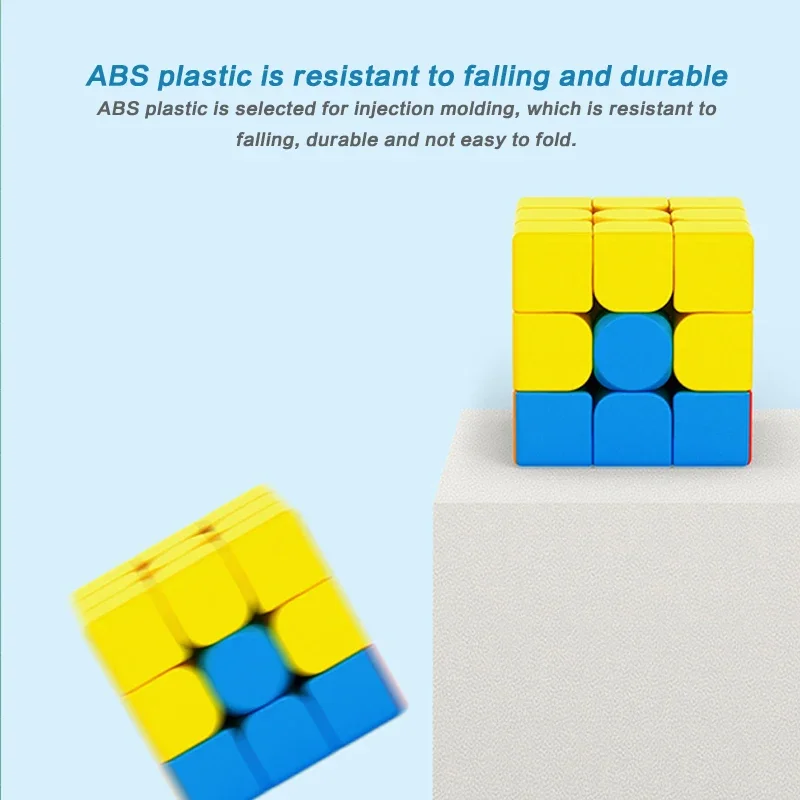 MOYU Bambini Insegnamento Puzzle Serie 3x3x3 Cubo Magico Unicorno Budino Bumpy Piccolo Cappello Rosso Cubo Magico Set Giocattoli Educativi di Velocità