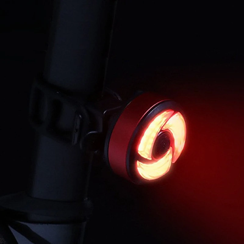 

USB Rechargeable Bicycle Light Smart Induction Waterproof LED Bicycle Tail Light for Night Riding