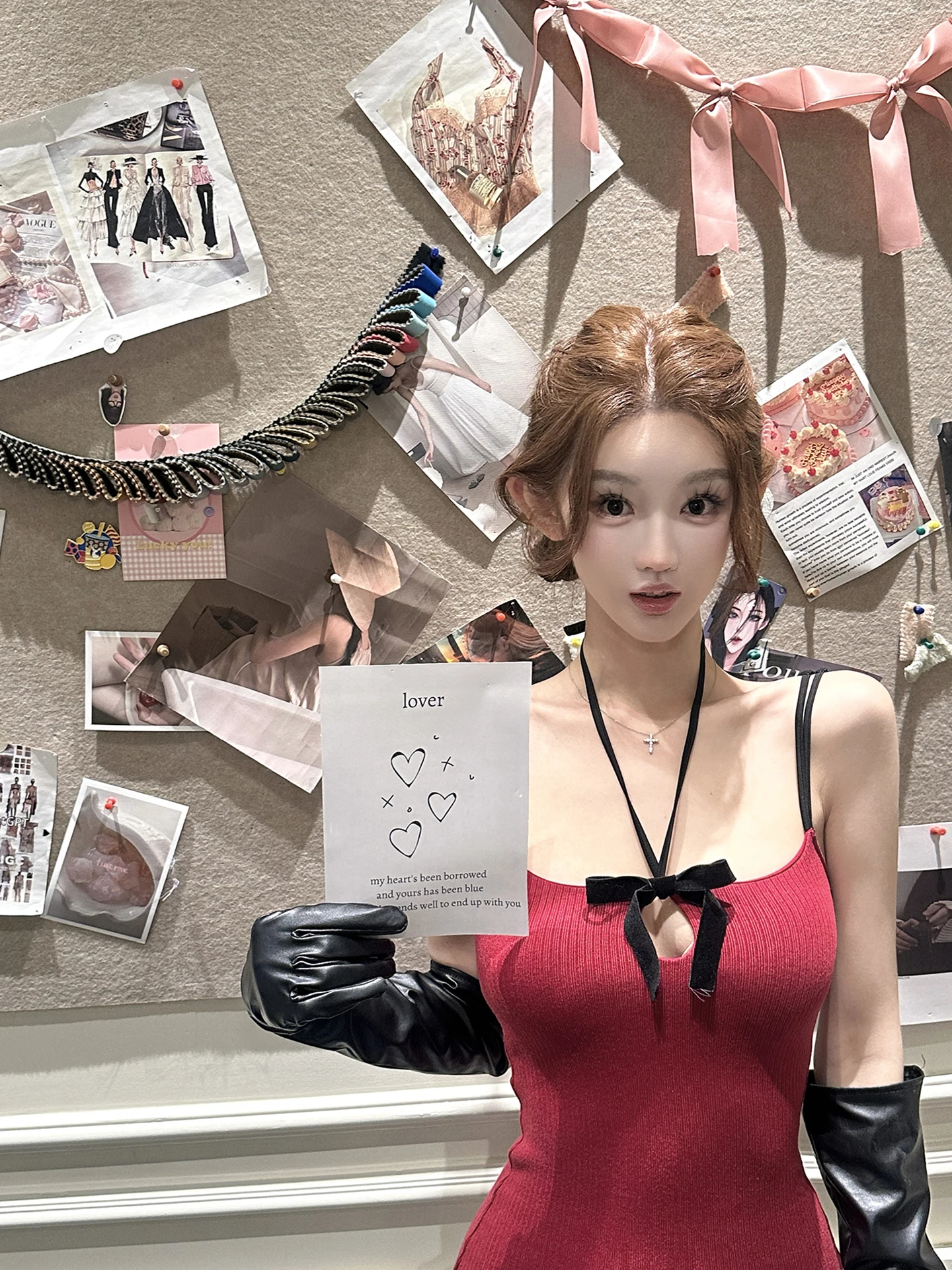 

New Year Joey Luy Costume Dr Women's Autumn Winter One-Piece High Waist Sexy Thi Material U-Neline Versatile Use