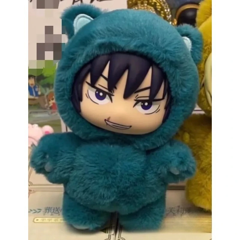 Pré-venda genuíno eaki jujutsu kaisen temporada 2 gato parque festa gojo satoru caixa cega boneca de pelúcia saco pingente modelo coleção